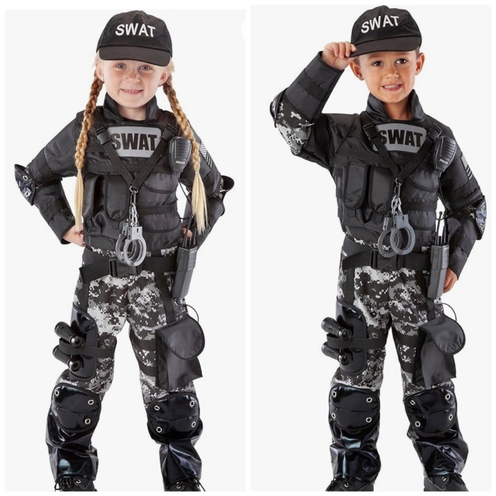Teetot & Co., Inc. SWAT Team Costume in Black
